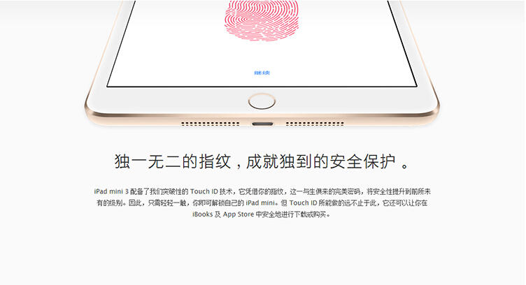 APPLE苹果 iPad mini3 MGNV2CH/A 7.9英寸平板电脑(16G WIFI版)(银色)