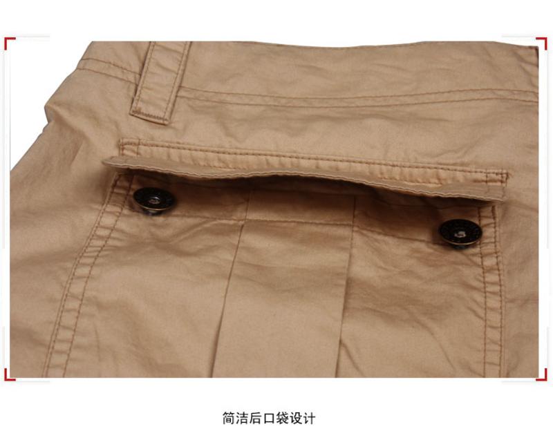 LESMART 男装 多口袋工装裤 休闲短裤 男式短裤MDSP1119