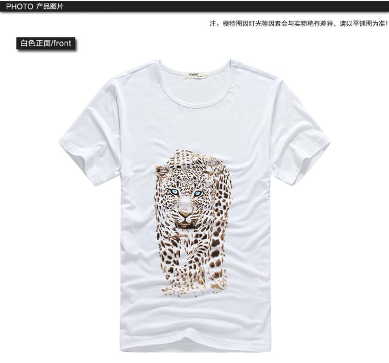 Lesmart/莱斯玛特 2013夏季新款 时尚圆领短袖男士T恤 TW13358
