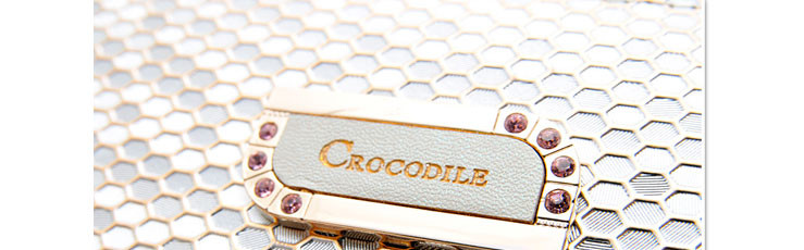 CROCODILE鳄鱼恤时尚银鳞蜂潮女士钱包BYD336074-1123