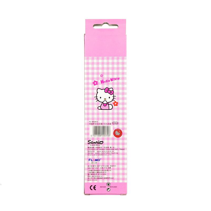 Hello Kitty HB圆杆塗頭鉛筆-12入彩盒PC-HK0004