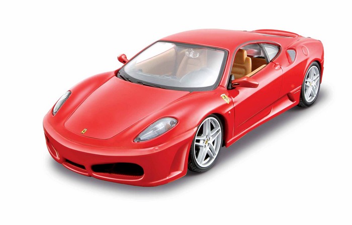 美驰图 1:24 法拉利 Ferrari F430 39259组装合金车模 红色