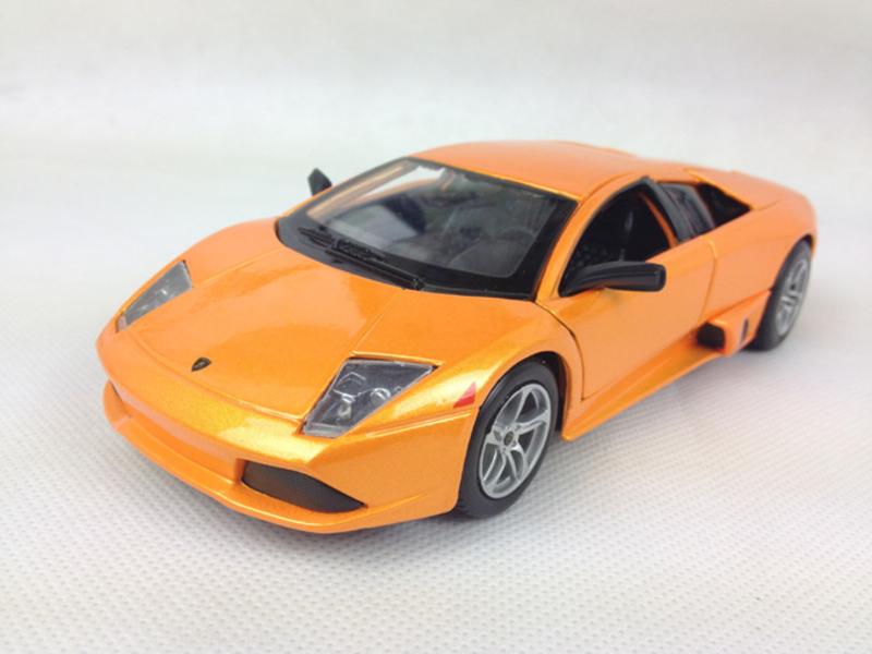 美驰图1/24 兰博基尼 蝙蝠 Lamborghini Murcielago Lp640 3129201金属仿真模型 橙色