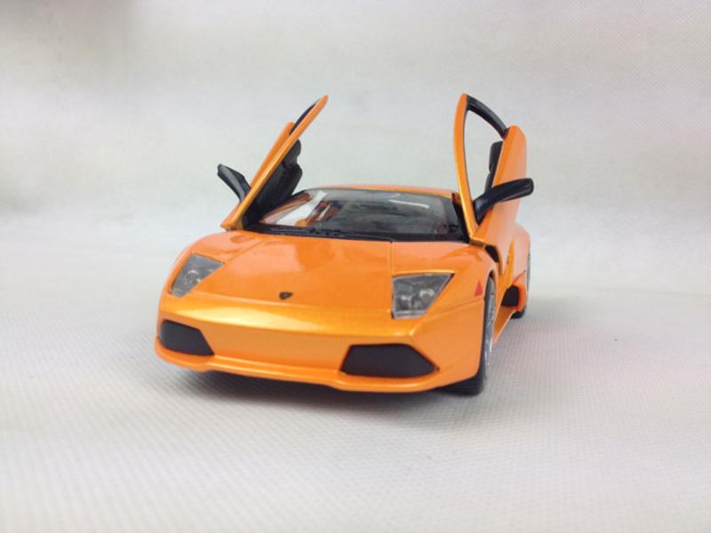 美驰图1/24 兰博基尼 蝙蝠 Lamborghini Murcielago Lp640 3129201金属仿真模型 橙色