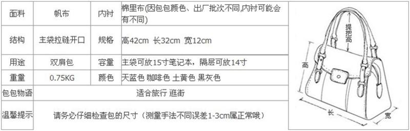 积卡逊-GC-158新款日韩休闲旅行帆布配皮双肩电脑背包