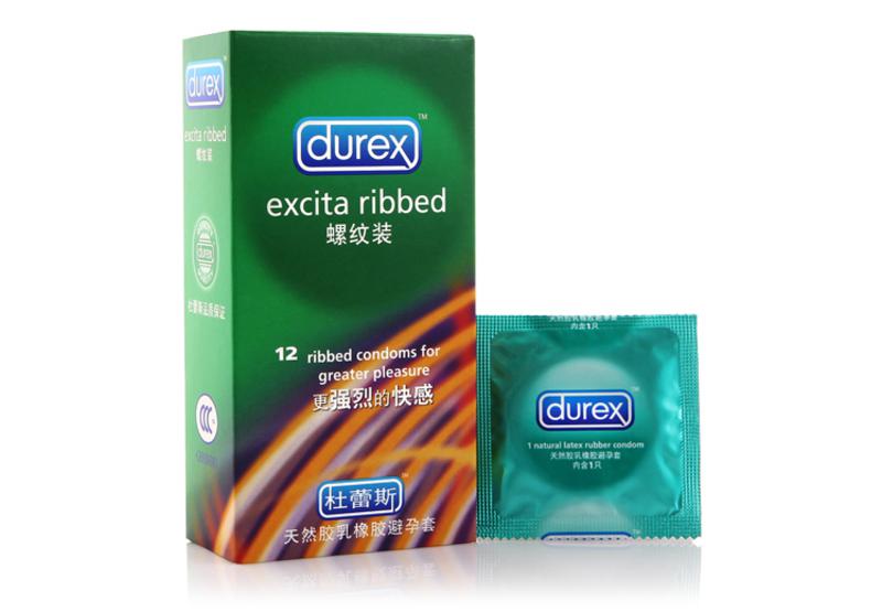 正品杜蕾斯 螺纹12只装避孕套 超薄润滑安全套