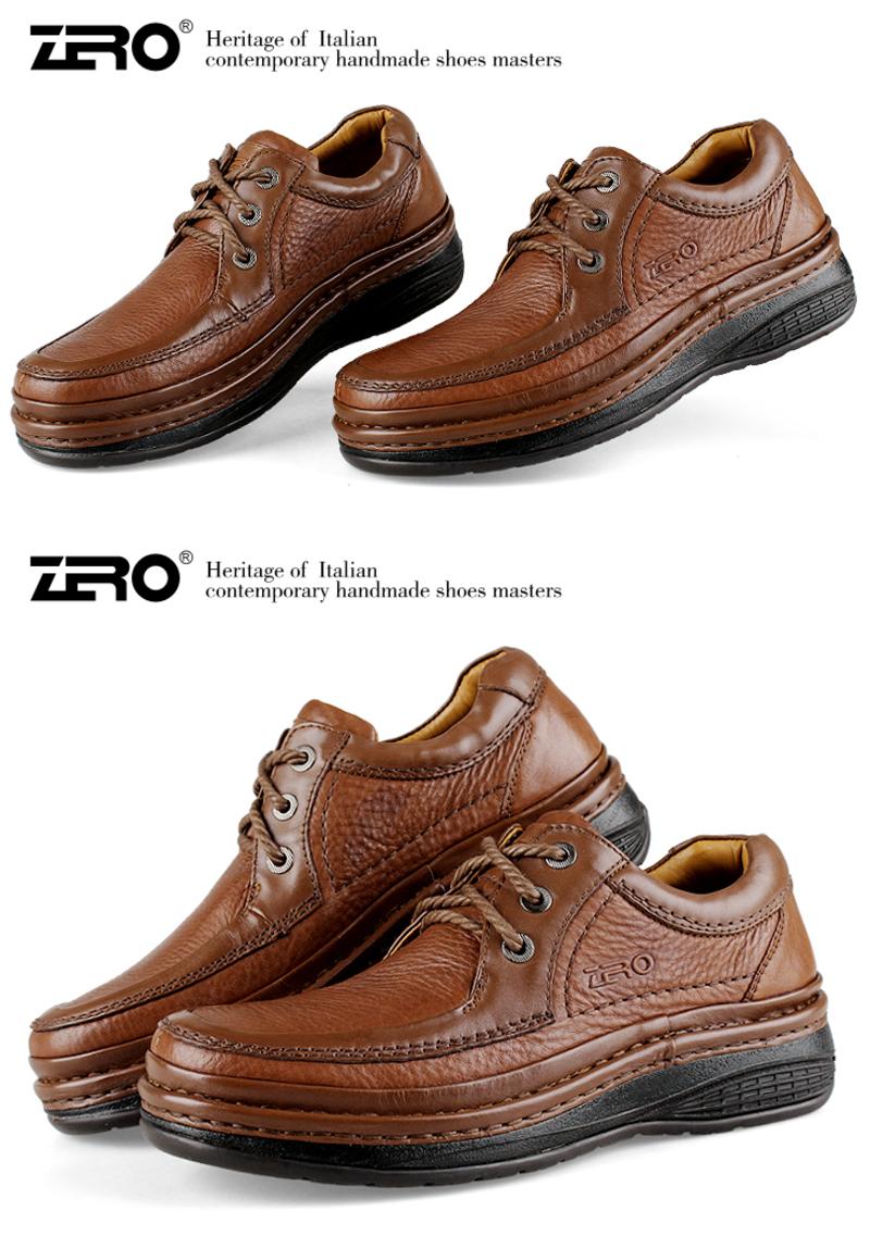 ZERO意大利零度优质头层牛皮高端商务男鞋商务休闲男士皮鞋 93053