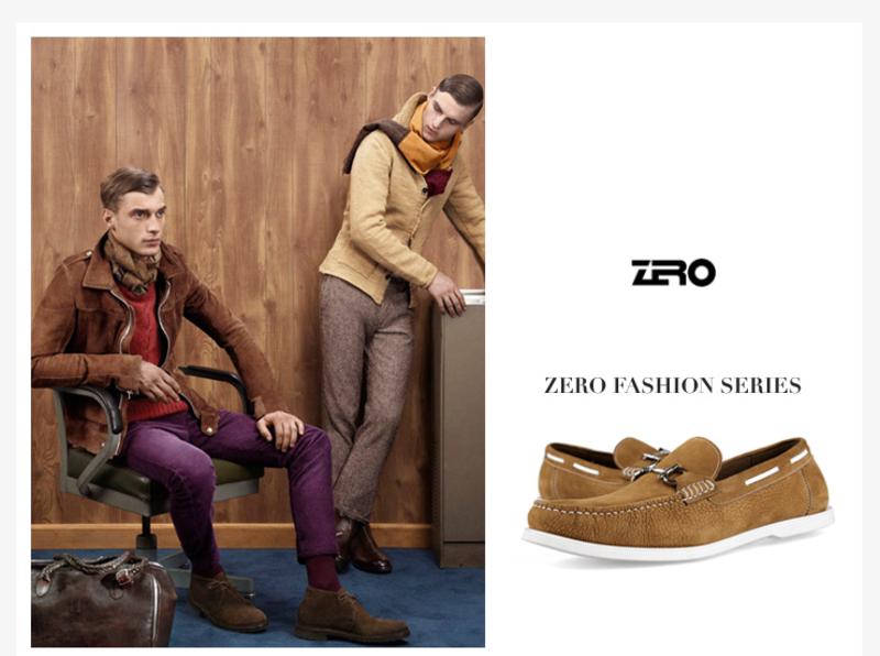 Zero/零度 男士 头层牛皮 商务休闲皮鞋 99625