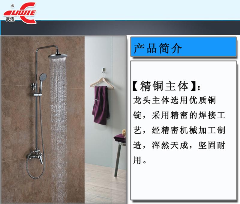 武洁 单柄淋浴器花洒（WJ0155A）