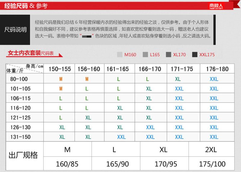 南极人 生态亲肤柔棉内衣 NC001