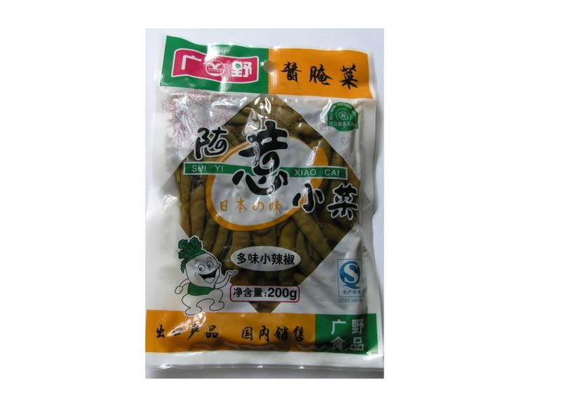 【河北特产】广野礼品渍菜200g×6袋