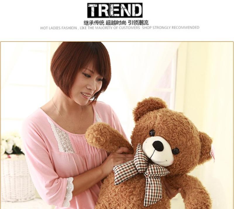 ILOOP泰迪熊超大领结熊抱抱熊毛绒玩具布娃娃公仔送女友生日礼物 四色熊80cm