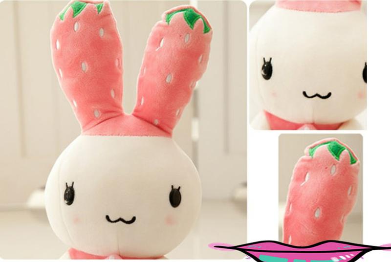 iloop水果兔毛绒玩具兔子米菲兔公仔流氓兔布娃娃玩偶生日礼物36cm