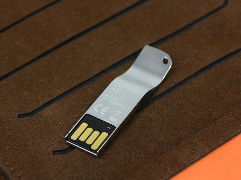 SSK飚王 K5 16G-U盘 SFD199 USB2.0 轻薄金属u盘 合金防水钥匙优盘