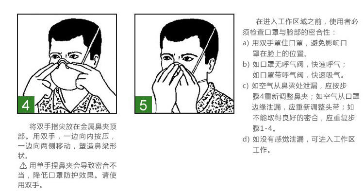 MASkin 8225标准型 头戴式折叠型防护口罩10只装(防抗PM2.5雾霾禽流感H7N9