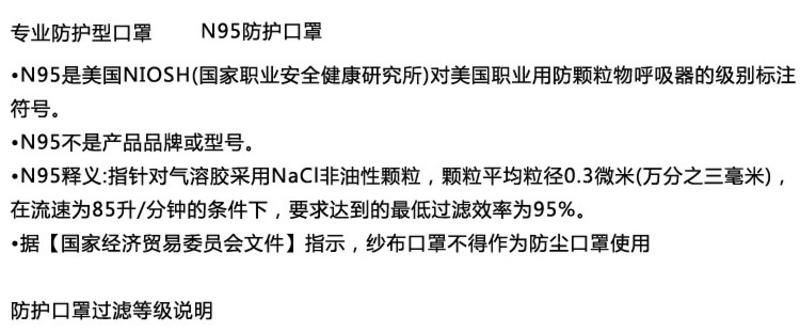 MASkin 8225标准型 头戴式折叠型防护口罩10只装(防抗PM2.5雾霾禽流感H7N9