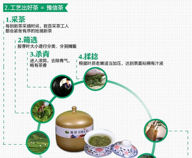 【河南特产】豫信茶叶舌尖2016春茶 明前特级绿茶信阳毛尖中国梦之声80g罐装自产自销