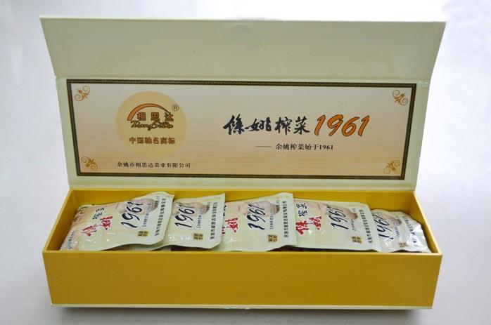 宁波余姚特产相思达烟条榨菜丝600g 源自1961年的香脆鲜嫩