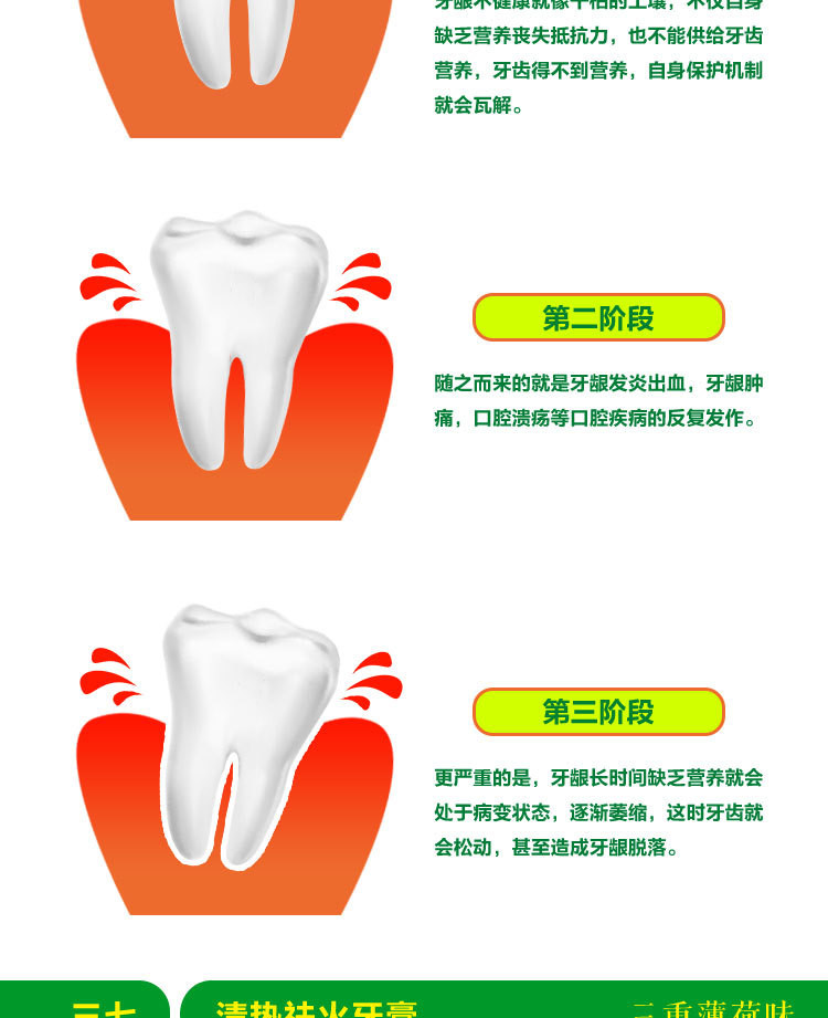 云南百草205g清热去火牙膏薄荷缓解【2支装】