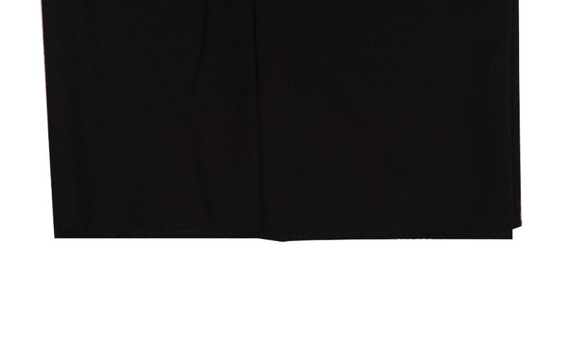 萨托尼专柜正品  男装 商务正装 羊毛西裤 黑色 03088113