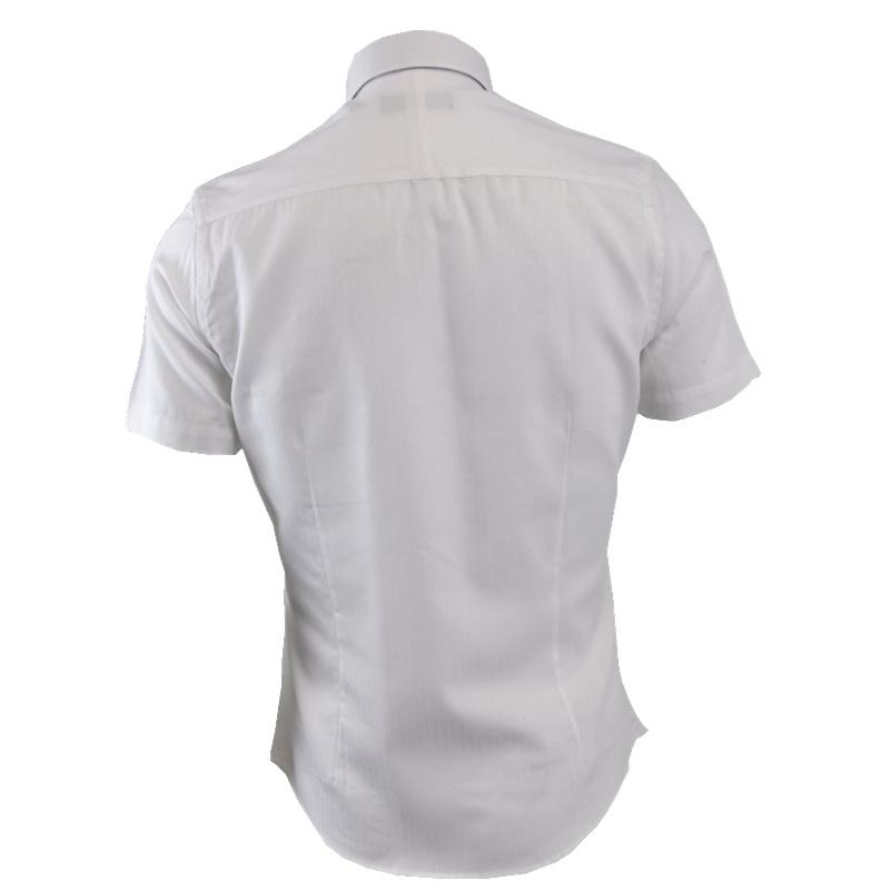 萨托尼 sartore 男士 商务休闲 短袖衬衫 白色 11167155