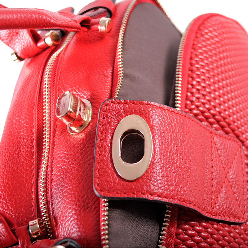 伊.法兰妮OL时尚女式手拎包（红）B004574