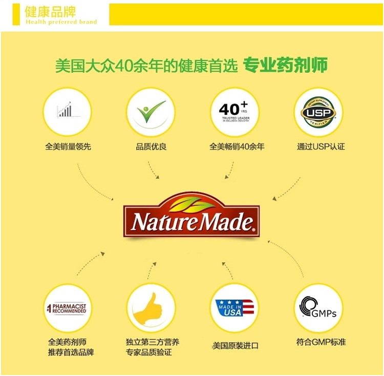 【海外购】【包邮包税】美国NatureMade 钙镁锌加d3 300片