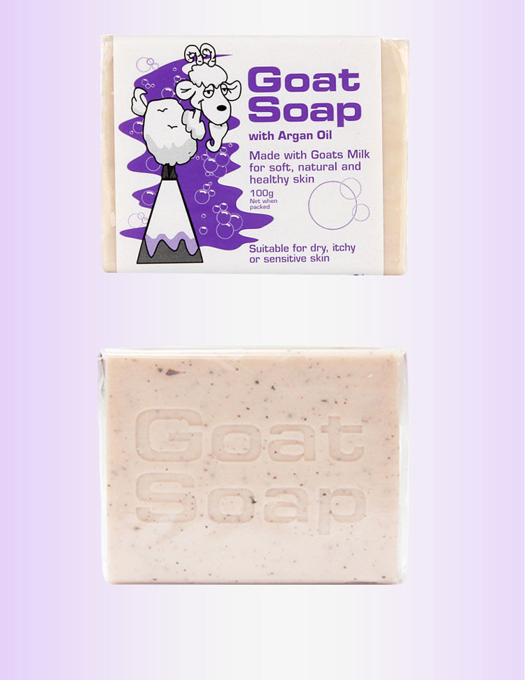 【海外购】【包邮包税】澳洲Goat Soap DPP羊奶皂手工皂坚果油100g*3盒
