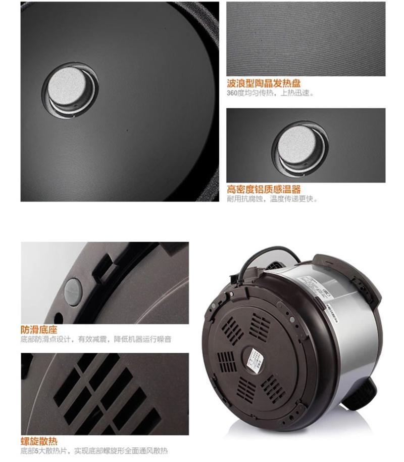 Midea/美的 电压力锅 W12PCS505E 电压力锅双胆5升电饭 高压锅 饭煲