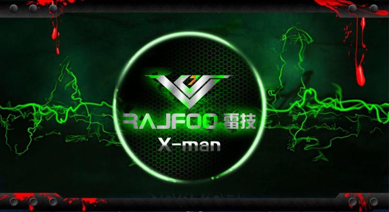 RAJFOO/雷技 键盘 X-MAN 背光键盘 笔记本/台式电脑适用 USB接口 游戏发光键盘