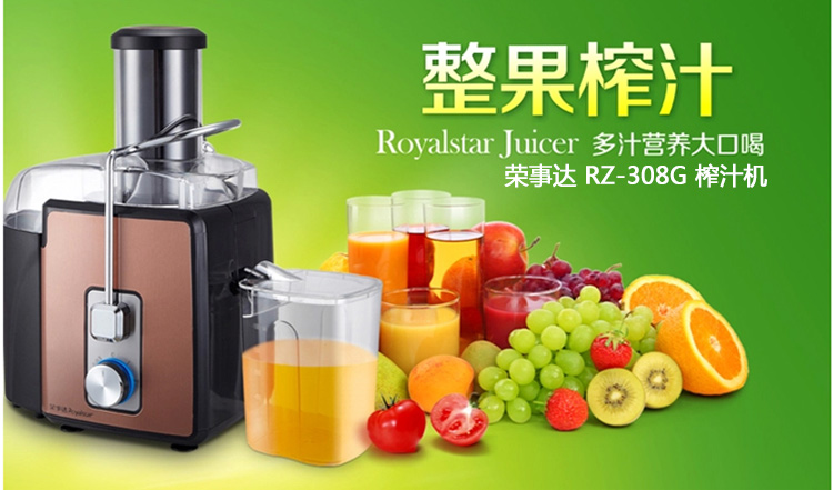 Royalstar/荣事达 RZ-308G榨汁机电动家用婴儿水果汁机