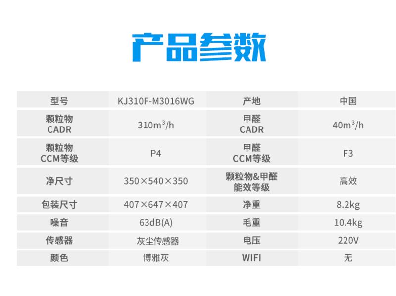 三星/SAMSUNG 空气净化器 KJ310F-M3016WG