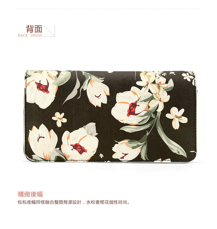 正品Artmi新品 甜美可爱淑女花朵长款钱包卡包韩潮流时尚APQ0717