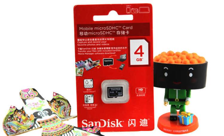 闪迪/SanDisk 8G-Class4 TF 存储卡原厂正品