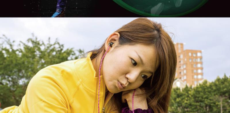 台湾NU 彩色织布防水运动游泳跑步MP3专用耳机 颜色随机发货