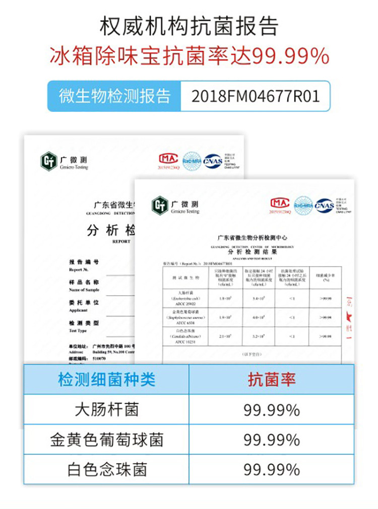 绿洁康 【汕头澄海振兴馆】抗菌冰箱除味宝 2个抗菌冰箱除味宝/盒