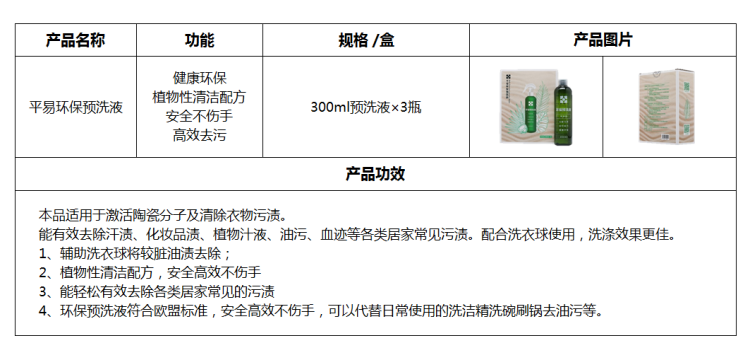 绿洁康 【汕头澄海振兴馆】环保预洗液 3瓶环保预洗液/套