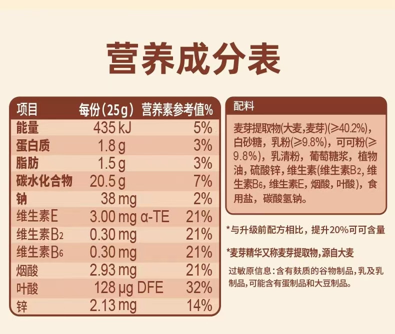 阿华田 【汕头振兴馆】营养多合一可可粉 便携随身冲