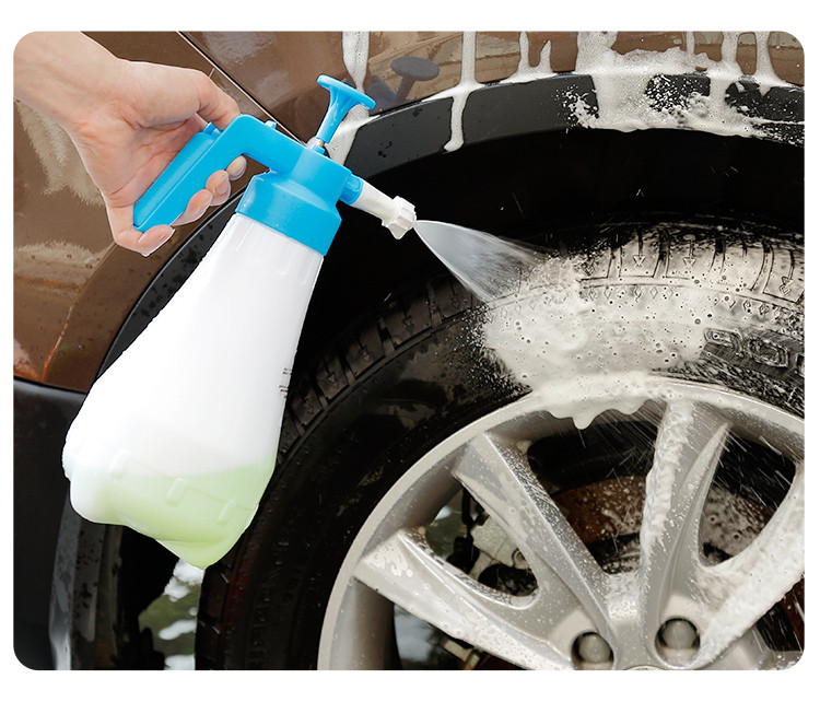 车旅伴 洗车泡沫喷壶气压式喷雾器喷壶洗车器 汽车美容清洁洗车用品 1.8L HQ-QX061