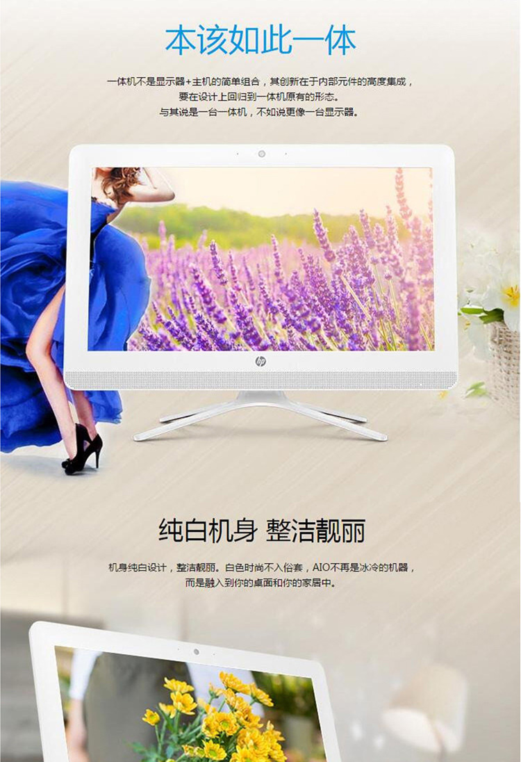 惠普（HP）Pavilion 20系列 19.45英寸娱乐办公一体机电脑 20-c430cn