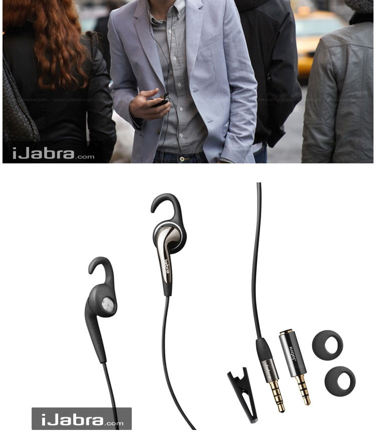 捷波朗（Jabra）CHILL惬意 手机耳机 入耳式立体声线控耳机 黑色