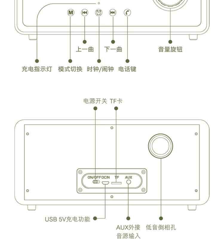 韩国现代（HYUNDAI）HY-20家居蓝牙音箱