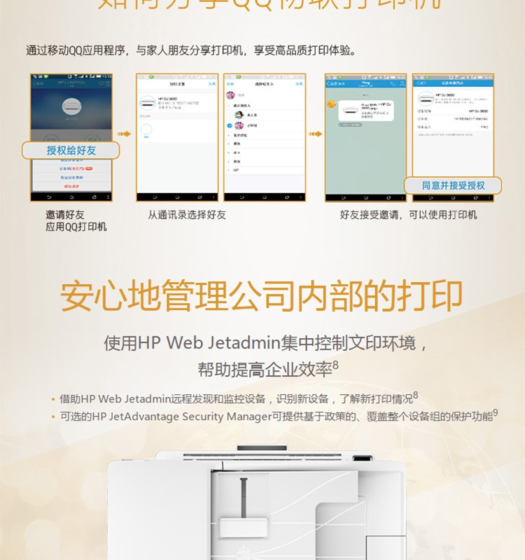 惠普（HP）M227fdw四合一无线黑白激光一体机（打印、复印、扫描、传真、自动双面打印）