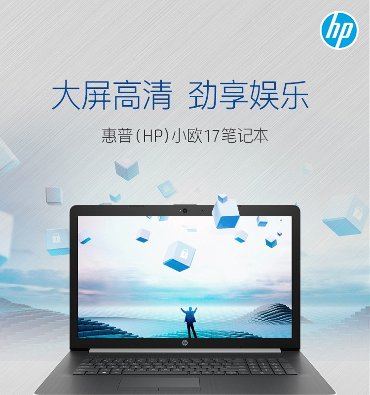 惠普（HP）小欧17q-cs1000TX 17.3英寸笔记本电脑 银色