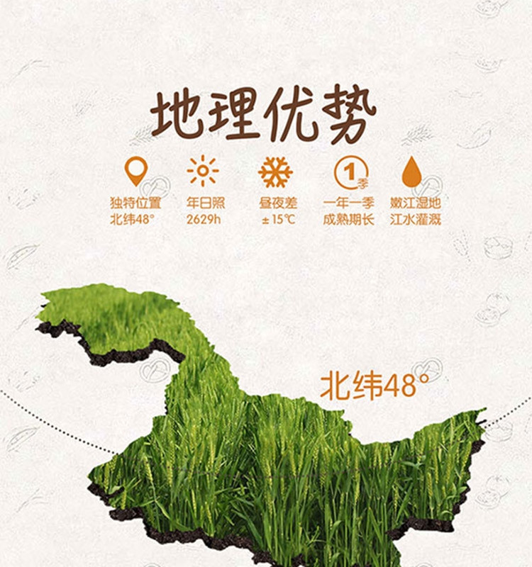 地道龙江绿色麦芯粉（中国饭儿）