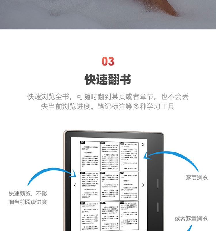 kindle oasis电子书阅读器 3代（至尊版）8G灰色