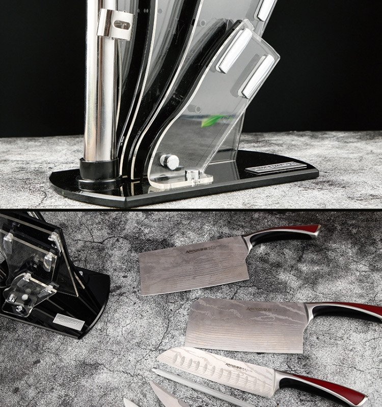 亚摩斯(Amos)锋刃系列不锈钢刀具七件套套装 TJ-07Z2