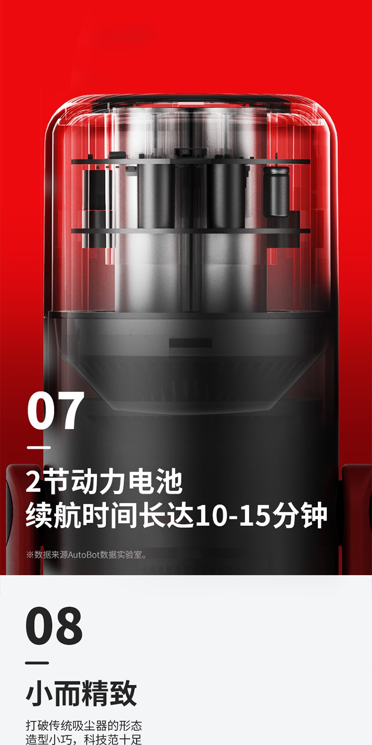 AutoBot V2 pro 车载家用无线便携充电吸尘器