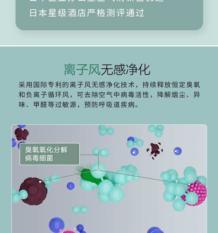 亚摩斯 空气净化器室内办公除粉尘PM2.5 空气净化一体机【1针】AS-LS01H