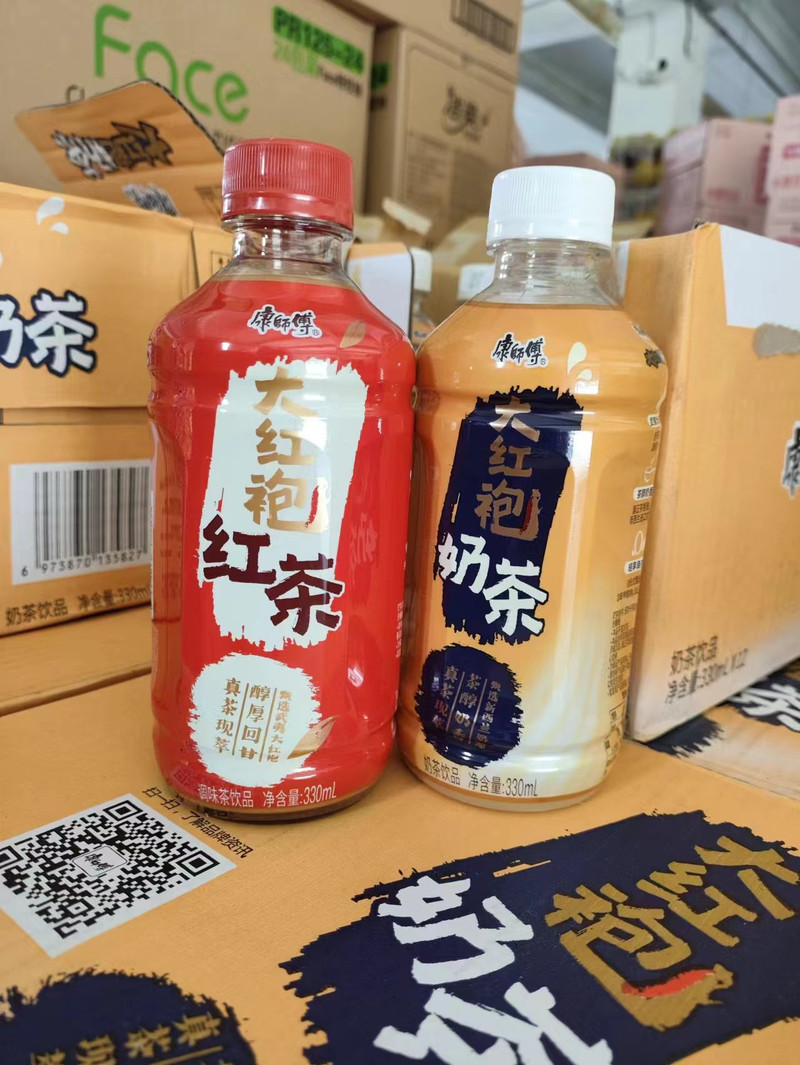  康师傅 新品上市大红袍红茶饮品330ml*6瓶